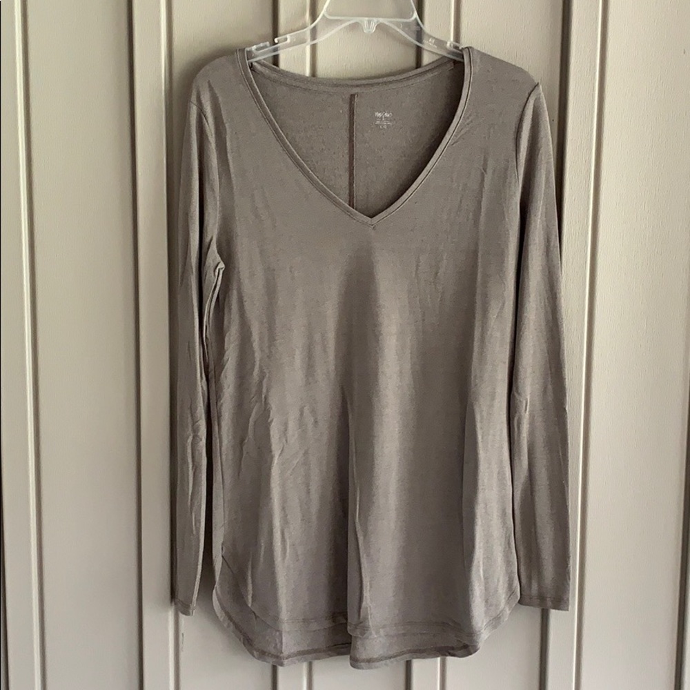 Mossimo Tan Long Sleeve Shirt size Large